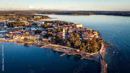 Novigrad, Istria, aerial view, Croatia