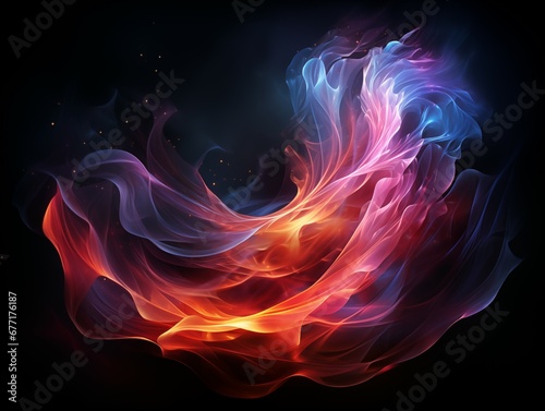 fiery fractal flame