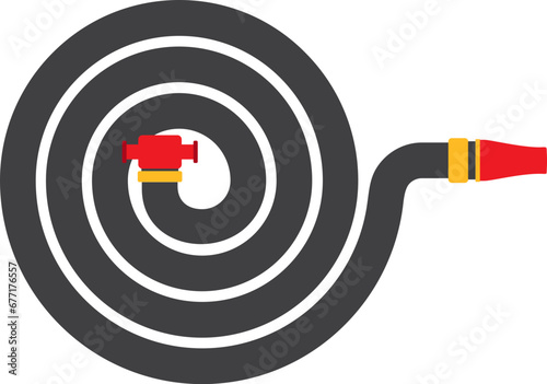 Fire hose illustration