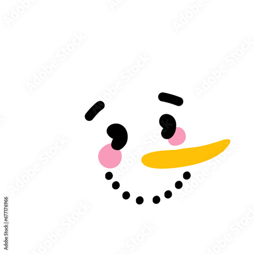 Snowman Facial Expression