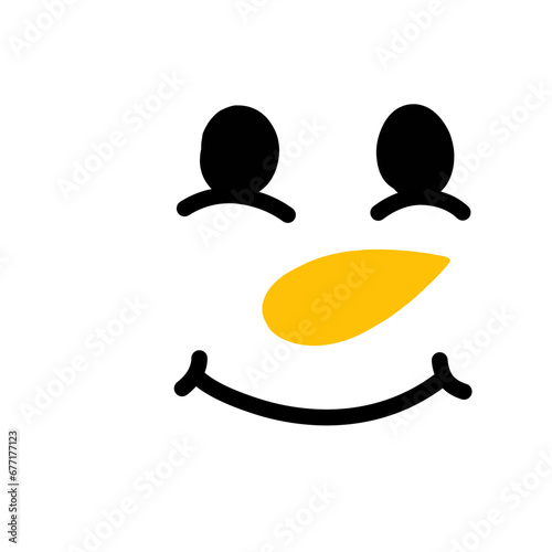 Snowman Facial Expression
