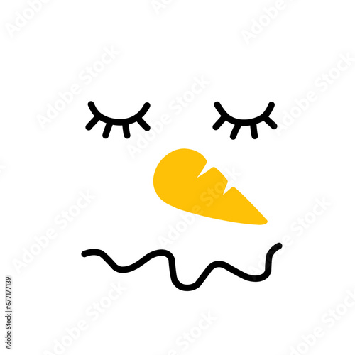 Snowman Facial Expression