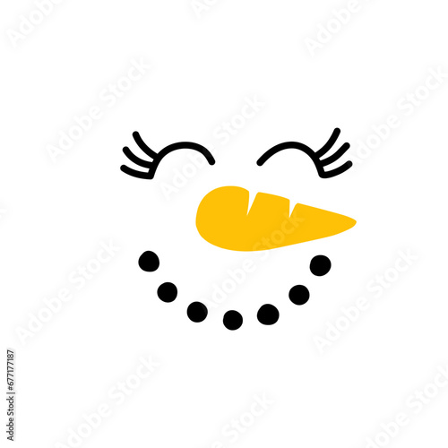 Snowman Facial Expression