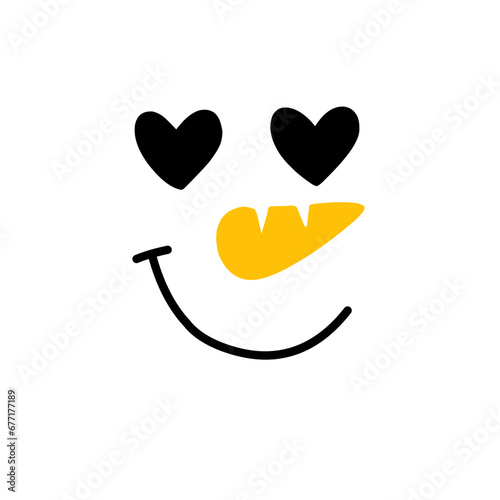 Snowman Facial Expression