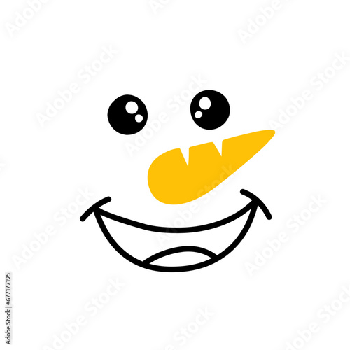 Snowman Facial Expression