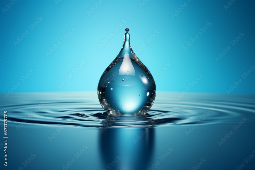 The purest drinking water in the water saving concept. Background with selective focus and copy space The purest drinking water in the water saving concept. Background with selective focus and copy space