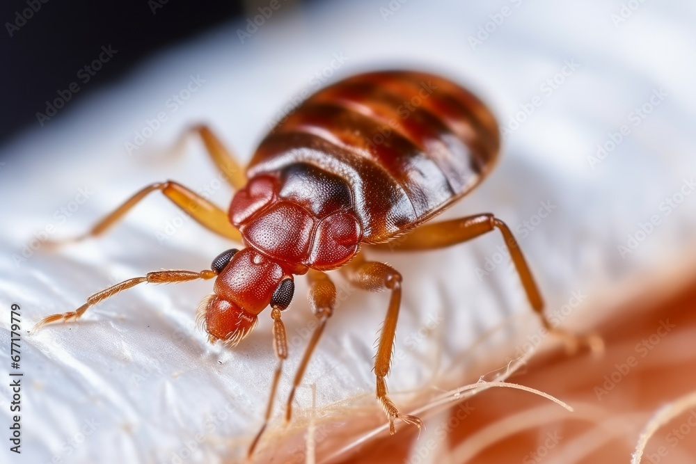 A Bed Bugs in Macro Detail A Bed Bugs in Macro Detail