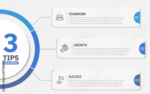 Timeline Creator infographic template. 3 Step timeline journey, calendar Flat simple infographics design template. presentation graph. Business concept with 3 options, vector illustration.