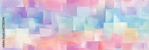 pastel background with watercolor seamless pattern of multicolored brush strokes with paint