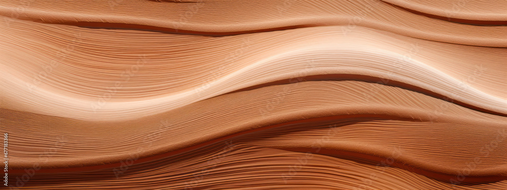 Obraz premium Golden sand dunes with distant cliffs.