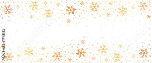Christmas snowflake vector. abstract background with golden snowflake splashes