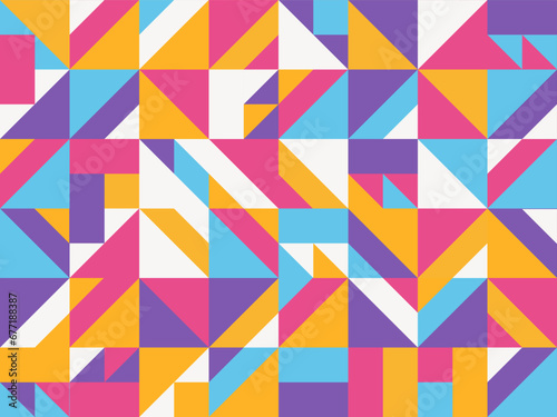 Seamless pattern with simple geometric shape. Modern style for design banner  web  paper  print and background.