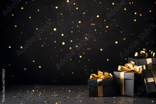 Black friday sale gift present background © May