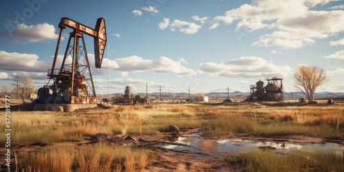 Abandoned Oilfield