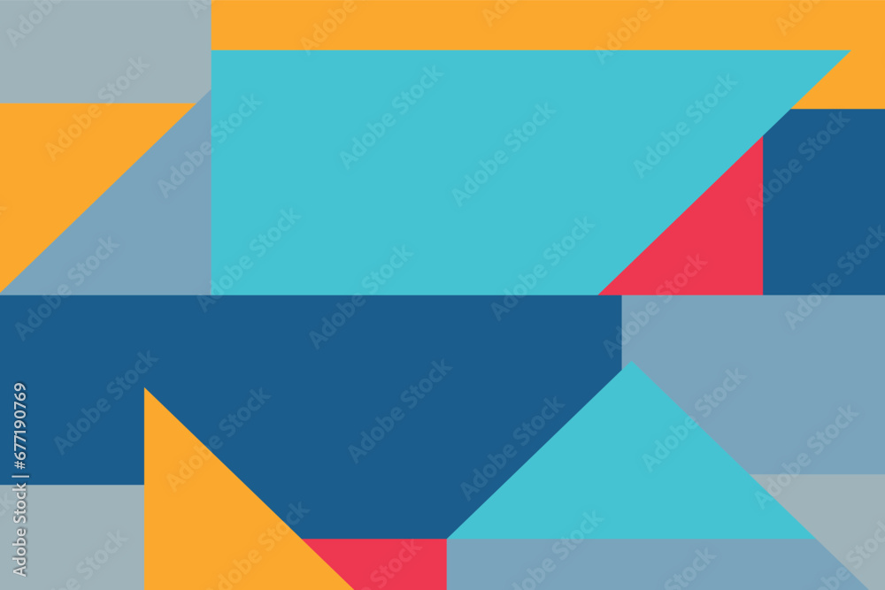 minimal bright colorful abstract background geometric shapes vector design presentation