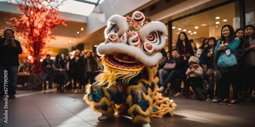 Lion Dance for Chinese New Year photo