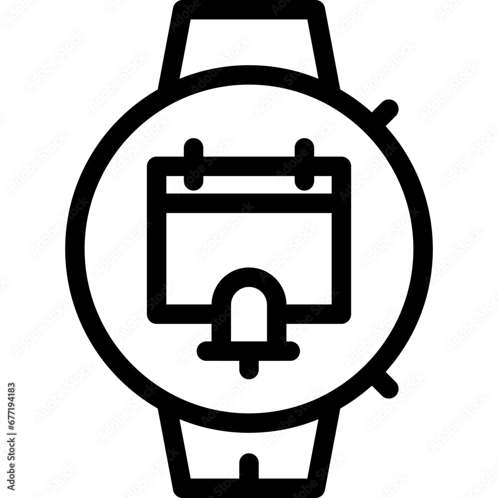 Smartwatch Schedule icon Smartwatch Schedule icon