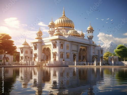 Majestic Sikh Gurdwara India photo
