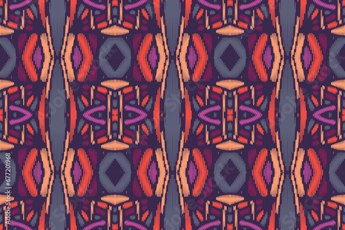 American ethnic native pattern.Traditional Navajo,Aztec,Apache,Southwest and Mexican style fabric pattern.Abstract vector motifs pattern.Design for fabric,clothing,blanket,carpet,woven,wrap,decoration