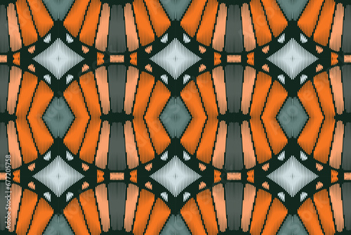 American ethnic native pattern.Traditional Navajo,Aztec,Apache,Southwest and Mexican style fabric pattern.Abstract vector motifs pattern.Design for fabric,clothing,blanket,carpet,woven,wrap,decoration