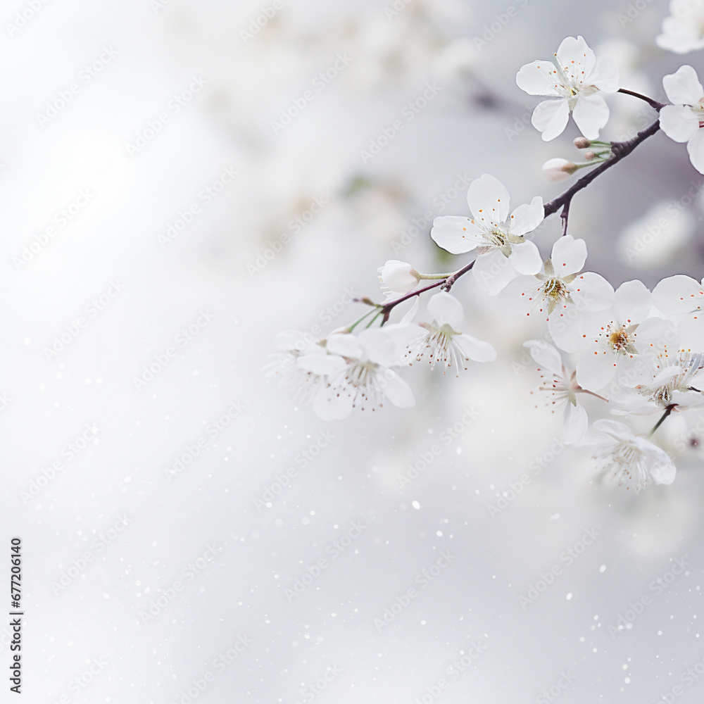 a white background with small flowers on it, in the style of misty atmosphere a white background with small flowers on it, in the style of misty atmosphere