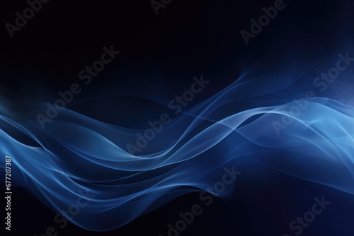 Dark Website Background. Abstract Blue Background for Advertisement and Announcements. Artistic Design for Christmas and Birth Announcements. © AIGen