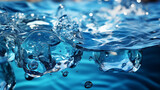water drops HD 8K wallpaper Stock Photographic Image