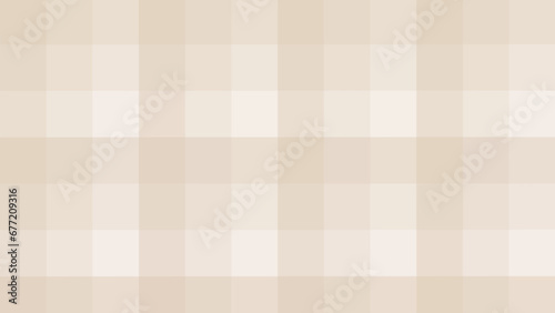 Beige plaid fabric texture as a background 