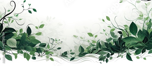 The black line pattern on the white web design of the natural background creates a soothing texture reminiscent of a garden filled with green plants while an animal body blends seamlessly i