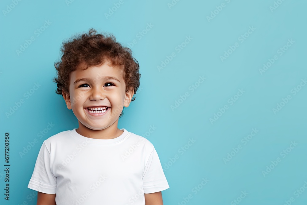 Image of a happy smiling child against a brightly colored background. Have a copy space Image of a happy smiling child against a brightly colored background. Have a copy space