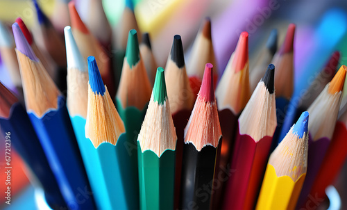 color pencils ai generative