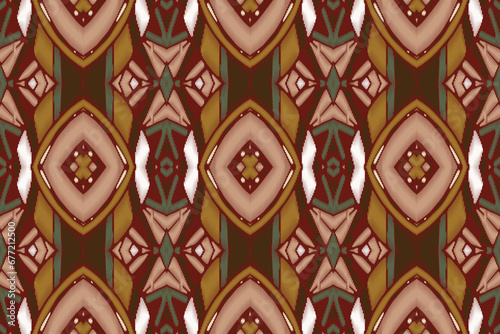 Native pattern american tribal indian ornament pattern geometric ethnic textile texture tribal aztec pattern navajo mexican fabric seamless Vector decoration fashion