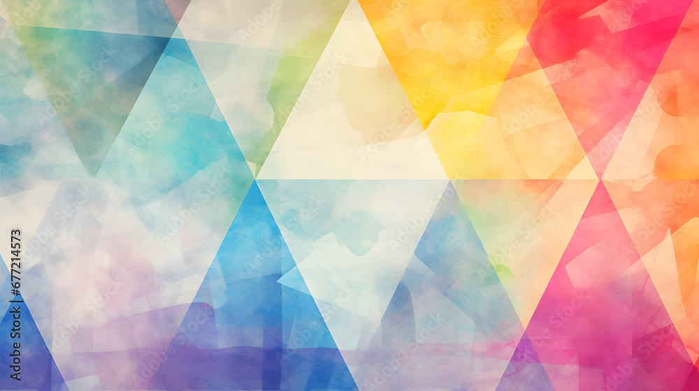 abstract color background with triangles