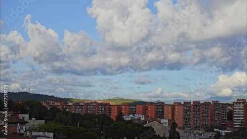 view of the Figueres city in Spain