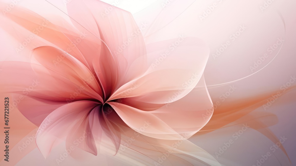 Gentle Abstract Flower 