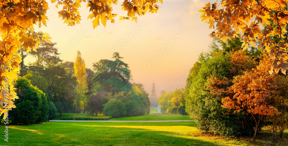Obraz premium Sempione Park in autumn