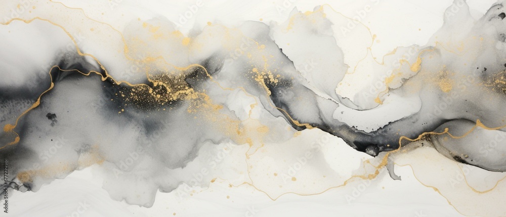 Abstract marble texture with gold splashes, luxury background, Natural luxury abstract fluid art watercolor in alcohol ink technique, Generative AI Abstract marble texture with gold splashes, luxury background, Natural luxury abstract fluid art watercolor in alcohol ink technique, Generative AI