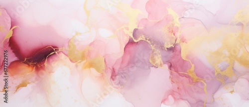 Panel kuchenny z motywem Abstract marble texture with gold splashes, luxury background, Natural luxury abstract fluid art watercolor in alcohol ink technique, Generative AI