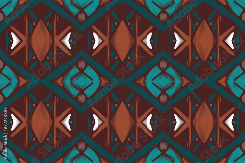 Native pattern american tribal indian ornament pattern geometric ethnic textile texture tribal aztec pattern navajo mexican fabric seamless Vector decoration fashion