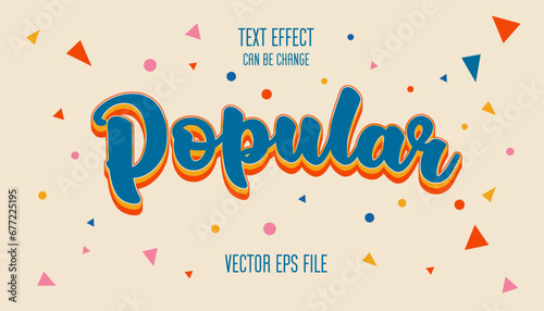 Text Effect vintage design, editable and good for your social media post