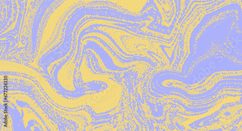 Psychedelic 70s Trendy Design. Vector Abstract Duotone Background