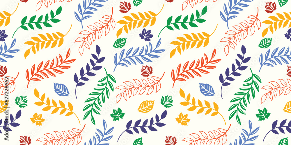 Various Kinds of branch with flower seamless Pattern design. Rich, warm hues and seasonal charm, perfect for fall fashion and decor. Various Kinds of branch with flower seamless Pattern design. Rich, warm hues and seasonal charm, perfect for fall fashion and decor.