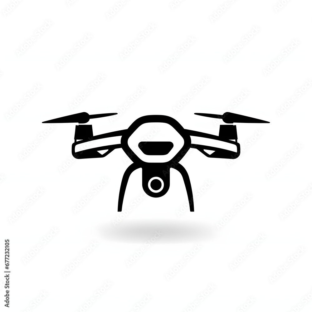 drone, quadcopter. black flat icon on a white background. drone, quadcopter. black flat icon on a white background.