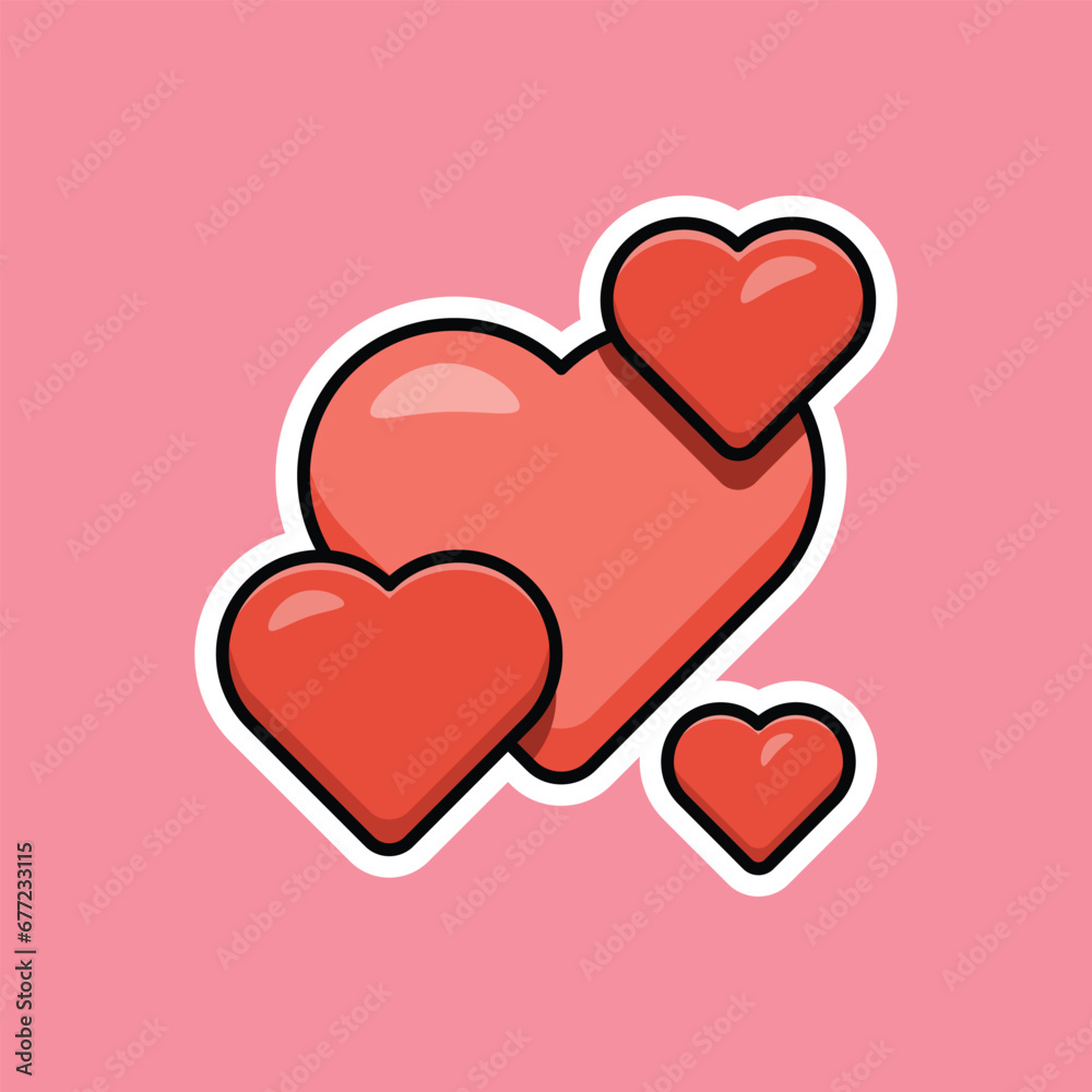 Unique cute special love heart