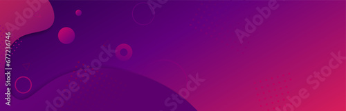 Beautiful purple abstract wave gradient background vector graphic illustration. Violet neon geometric shape dynamic element design curve colorful backdrop