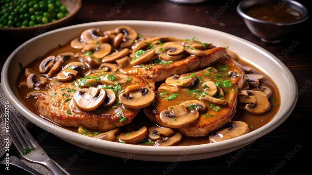 Pork marsala 