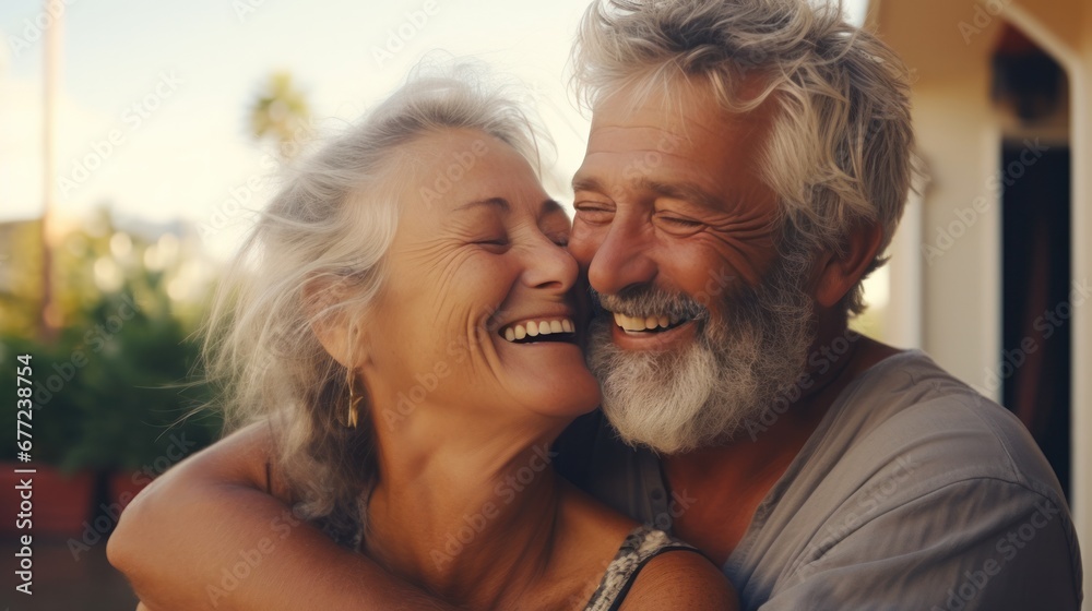 couple senior family smile and happy activity together, cuddling, warm hugs, senior or adult love, married couple, warm family. Husband and wife in love so fun in important days, celebrating couple senior family smile and happy activity together, cuddling, warm hugs, senior or adult love, married couple, warm family. Husband and wife in love so fun in important days, celebrating