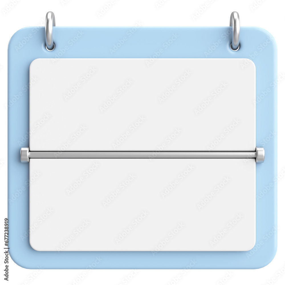 Empty calendar. 3D calendar. 3D illustration. Empty calendar. 3D calendar. 3D illustration.