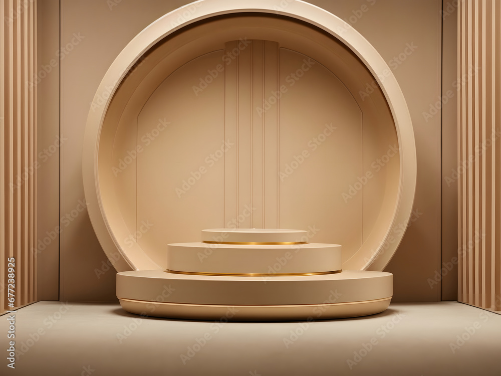 Create a Stunning Product Display with Geometric Elements and Pastel Colors Create a Stunning Product Display with Geometric Elements and Pastel Colors