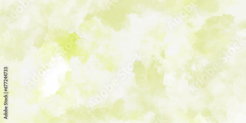watercolor on textual paper background.Abstract design watercolor picture painting illustration background. Watercolor texture pastel color. Abstract green white Painting background. Template.